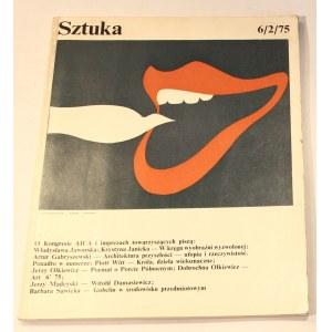 Czasopismo Sztuka 6/2/75 [Tadeusz Kantor, Alina Szapocznikow, Witold Damasiewicz, Józef Mroszczak]