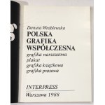 Danuta Wróblewska Polnische zeitgenössische Grafik Grafikdesign Plakat g. Buchpresse