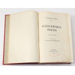 Kazimierz Glinski Królewska pieśń [Einband, 1910, Widmung des Autors an Gen. Tadeusz Malinowski, Slawen, Slawisch].