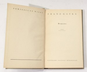Franz Kafka Proces [Powieści XX wieku]