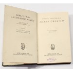 Maurycy Maeterlinck Skarb ubogich [I wydanie, 1926, Biblioteka Laureatów Nobla]