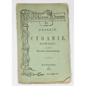 Puszkin Cyganie. Powieść [1881]