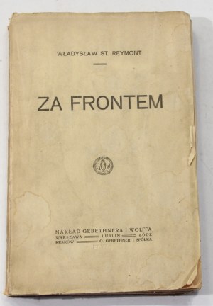 Władysław St. Reymont Za frontem [I wydanie, 1919]