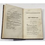 Fryderyk Schiller Dwaj pikkolominowie rzecz w pięciu aktach [1834, I wydanie]