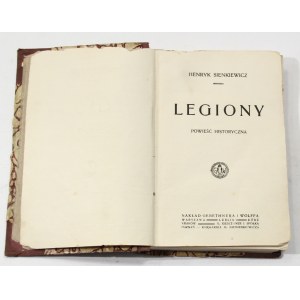 Henryk Sienkiewicz Legiony Powieść historyczna [1st edition, 1918].