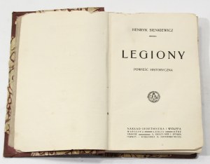 Henryk Sienkiewicz Legiony Powieść historyczna [I wydanie, 1918]