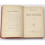 Henryk Sienkiewicz Rodzina Połanieckich 1-3t. [I wydanie, 1895]