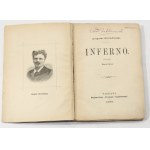 August Strindbergs Inferno [1. Auflage, 1899].