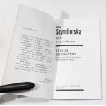 Wisława Szymborska Życie na poczekaniu Lekcja literatury z Jerzym Kwiatkowski i Marianem Stalą