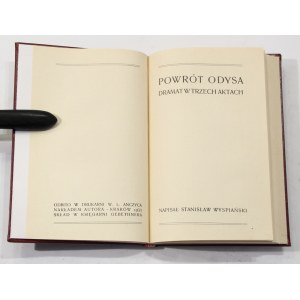 Stanisław Wyspiański Return of Odysseus [ 1st edition, 1907].