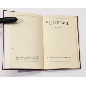 Stanisław Wyspiański Sędziowie [ I wydanie, 1907]