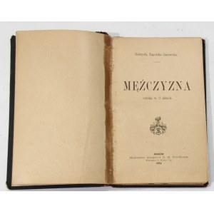 Gabriela Zapolska Mężczyzna [I wydanie, 1902]