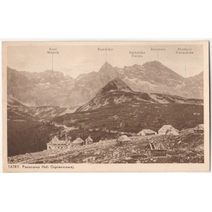Tatra Panorama of Hala Gąsienicowa [pre-war postcard].