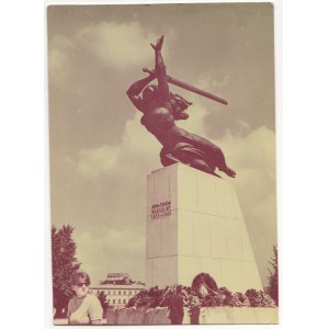 Warschauer Teatralny-Denkmal für die Helden von Warschau [Postkarte].