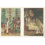 Jan Marcin Szancer - Boleslaw Prus, Pharaoh - folder with 9 postcards [postcard].