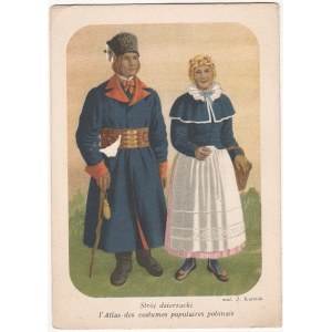 Leasehold costume Atlas of Polish Folk Costumes J. Karolak [postcard, fashion].