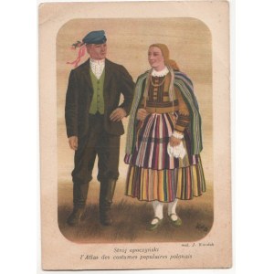Opoczno costume Atlas of Polish Folk Costumes by J. Karolak [postcard, fashion].