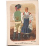 Spiš costume x2 postcards - Atlas Polskich Strojów Ludowych J. Karolak [Postkarte, Mode].