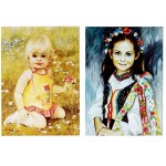 Danuta Muszyńska - Zamorska zestaw 47 pocztówek [pocztówka, dzieci]
