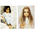 Danuta Muszyńska - Zamorska zestaw 47 pocztówek [pocztówka, dzieci]