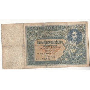 20 Zloty 1931 Polen CC Käse