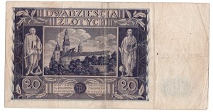 20 zlotych 1936 Polska ser CS