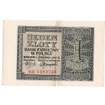 1 Zloty 1941 Polen Allgemeine Regierung ser. BB Krakau