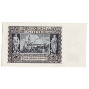 20 złotych 1940 Polska Generalna Gubernia ser. K Kraków