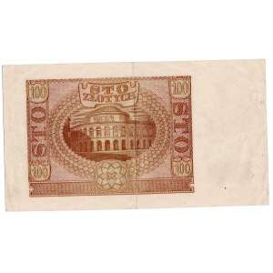 100 Zloty 1940 Polnisches Generalgouvernement ser. E Krakau