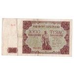 1000 złotych 1947 Polska ser. D