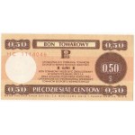 Bon Towarowy PKO 0,5$ HC 1114046 1 października 1979 - 20 - 02 - 1985