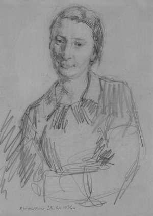 Jarosław KIRILENKO, PORTRET KOBIETY, 1936