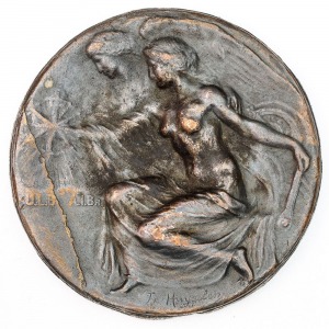 Medal, 50 LAT POLITECHNIKI W BRUKSELI, 1924