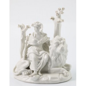 ALEGORIA AFRYKI, Austria, Wiedeń, Cesarska Manufaktura Porcelany, ok. 1820
