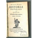HORNIUS Georgius, Historiae naturalis et civilis, Ad nostra usque tempora, Libri septem.