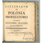 JANOCKI Jan Daniel, (ZAŁUSKI Józef Andrzej), Litterarum in Polonia instauratores.