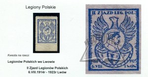 II ZJAZD Leg. Pol. 6.VIII.1914-1923 Lwów.