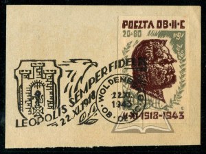 (OFLAG Woldenberg) Poczta Ob. IIC. W. 11.XI.1918 - 1943. Józef Piłsudski.