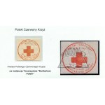 POLSKI Czerwony Krzyż na instytucje T-wa Sanitarjusz Polski.