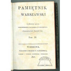 PAMIĘTNIK Warszawski Tom IV