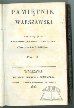 PAMIĘTNIK Warszawski Tom IV