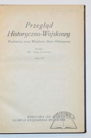 PRZEGLĄD Historyczno - Wojskowy.