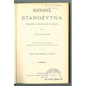 KORZON Tadeusz, Historya starożytna sposobem elementarnym wyłożona.