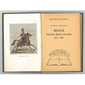 NAMYSŁOWSKI Władysław, Milicya wolnego miasta Krakowa 1815-1846.