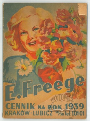 GŁÓWNY cennik nasion firmy Emil Freege.