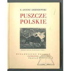 CUDA Polski. OSSENDOWSKI F. Antoni, Puszcze Polskie.