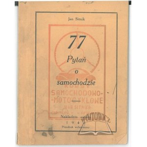 SITNIK Jan, 77 pytań o samochodzie.