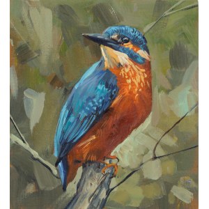 Kseniia Noryk, Bird. Kingfisher, 2021