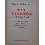 MICKIEWICZ Adam - PAN TADEUSZ Ilustracje Andriolli Wyd.Książka i Wiedza