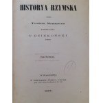 MOMMSEN Teodor - HISTORYA RZYMSKA Tom I-IV Wyd.1867